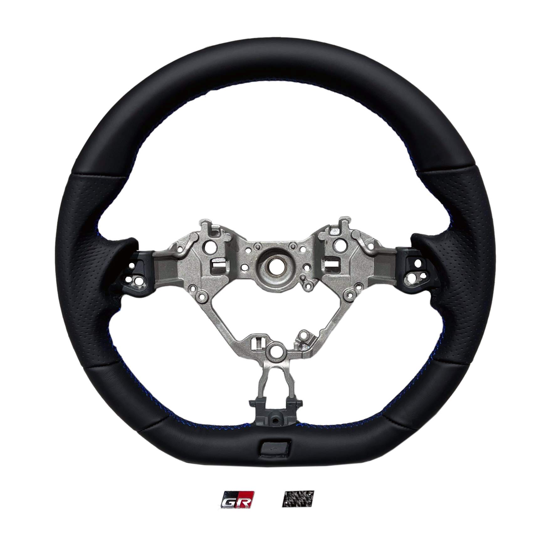 Rexpeed Black Leather Steering Wheel (22+ GR86/BRZ)