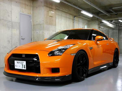 JDC Zele Style Carbon Fiber Front Lip (2009-2011 Nissan GT-R) - JD Customs U.S.A