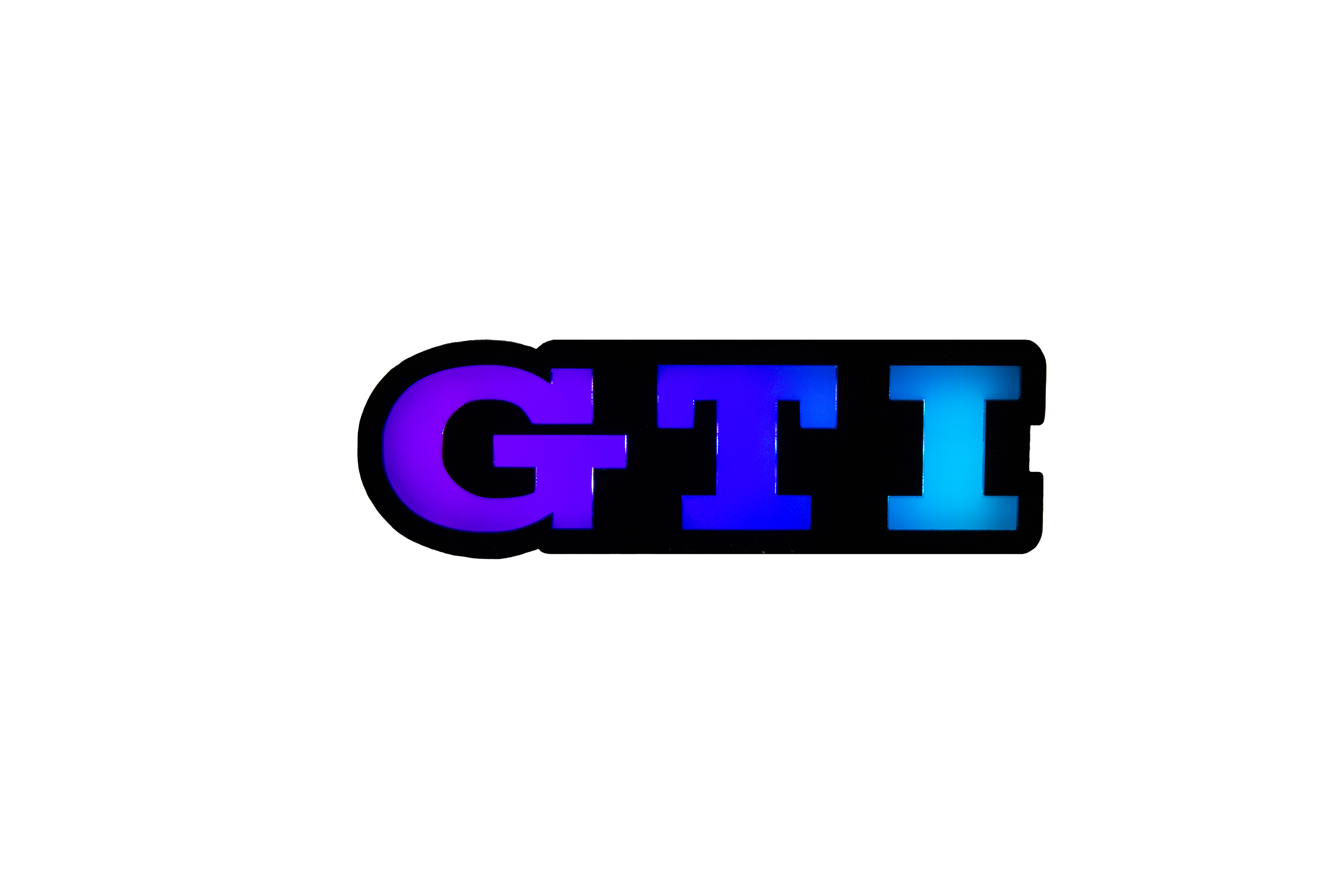 Lit Logos GTI Badge