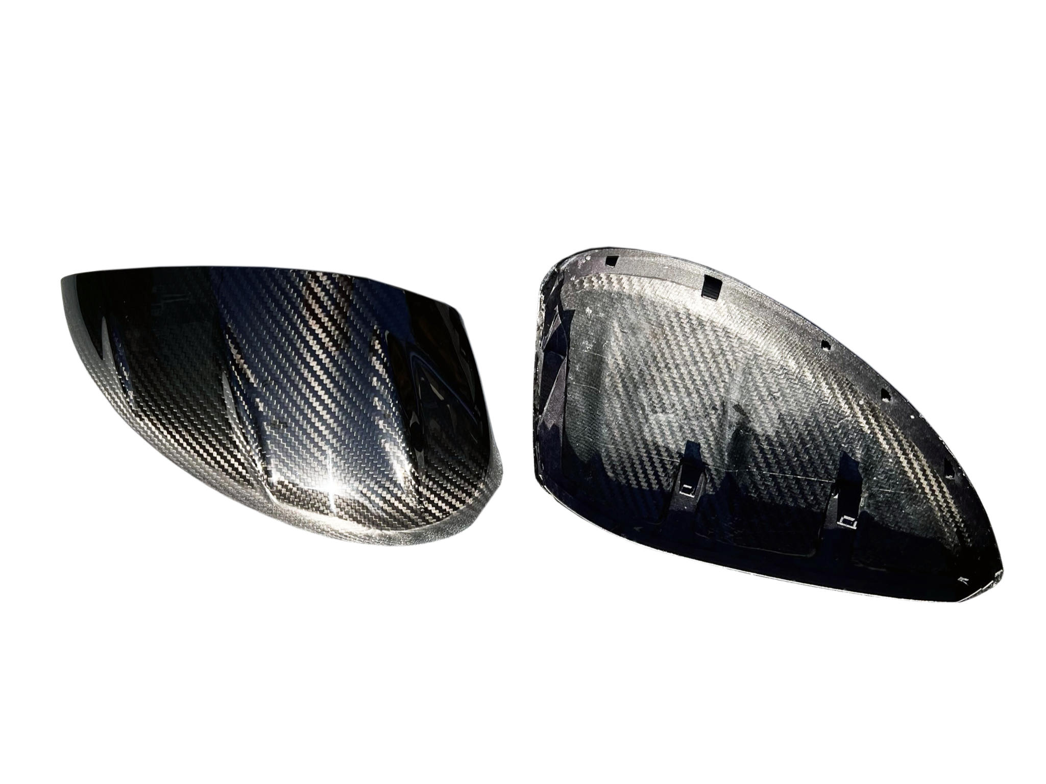 Rexpeed Dry Carbon Mirror Cap Full Replacements (Honda Civic 11th Gen)