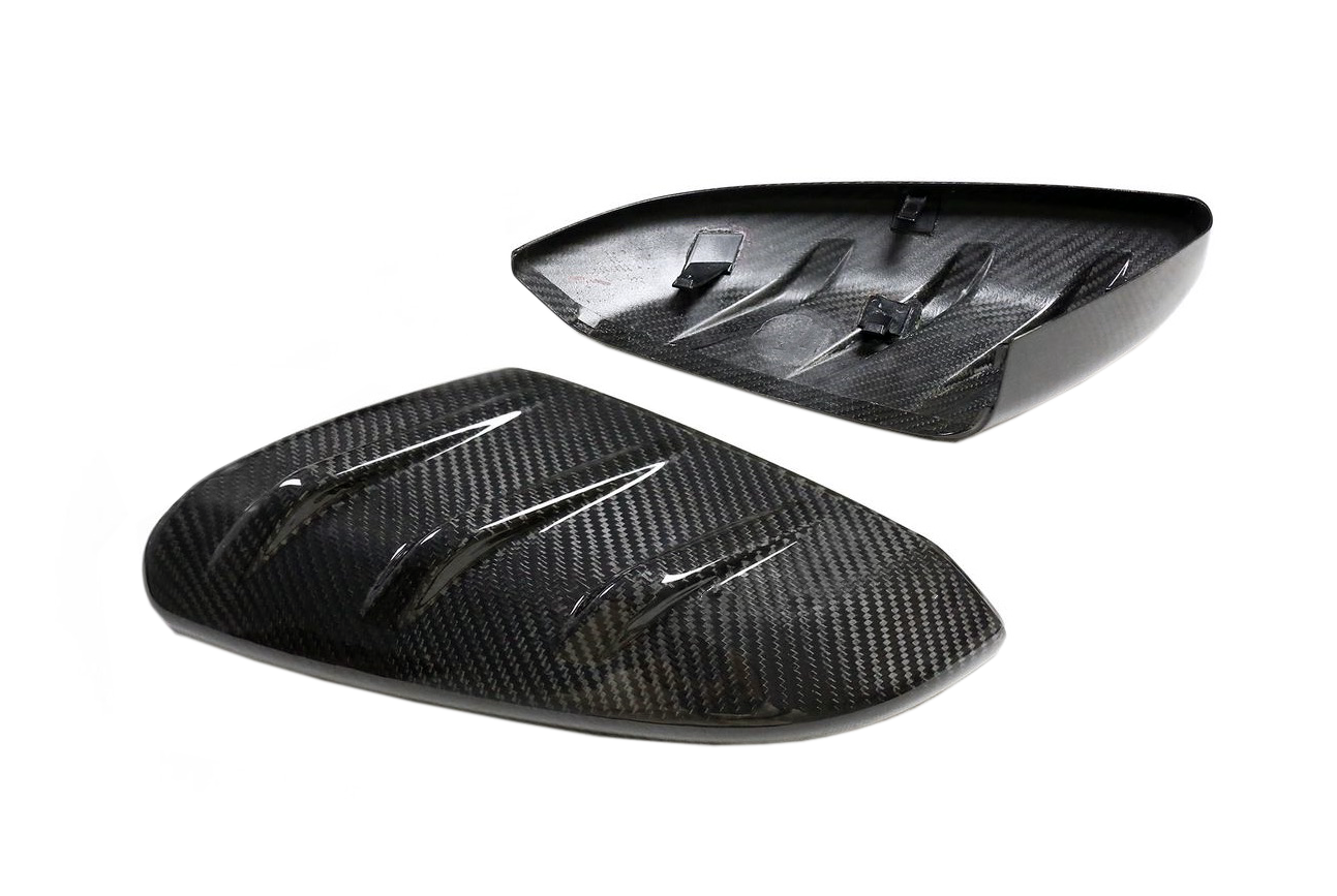Rexpeed V2 Dry Carbon Mirror Cap Full Replacements (Honda Civic 10th Gen)