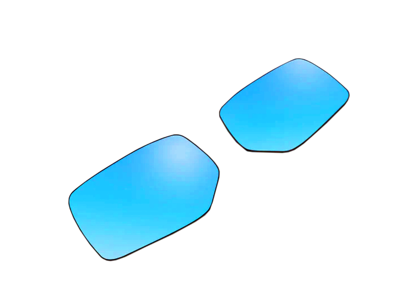 Rexpeed Polarized Blue Mirrors w/ Heated Anti Fog (Honda Civic 10th Gen)