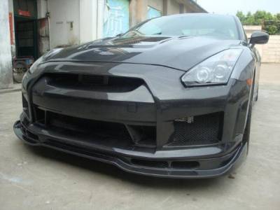 JDC BSE Style Carbon Fiber Front Lip (2012-2014 Nissan GT-R) - JD Customs U.S.A