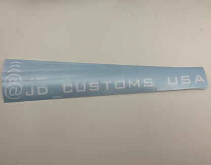 JDC Vinyl Instagram Sticker - JD Customs U.S.A