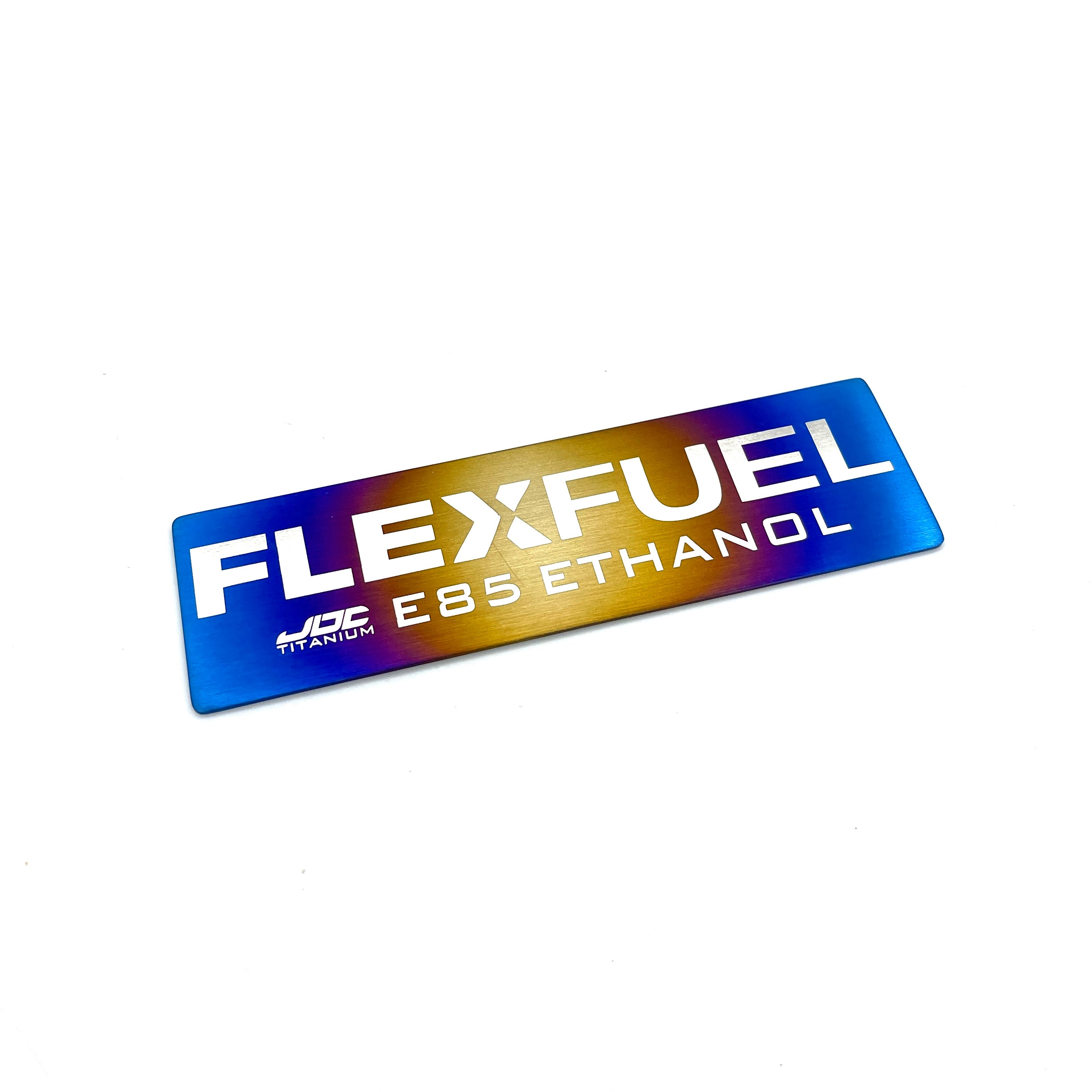 JDC Titanium E85 Ethanol/Flex Fuel Badge (Universal)