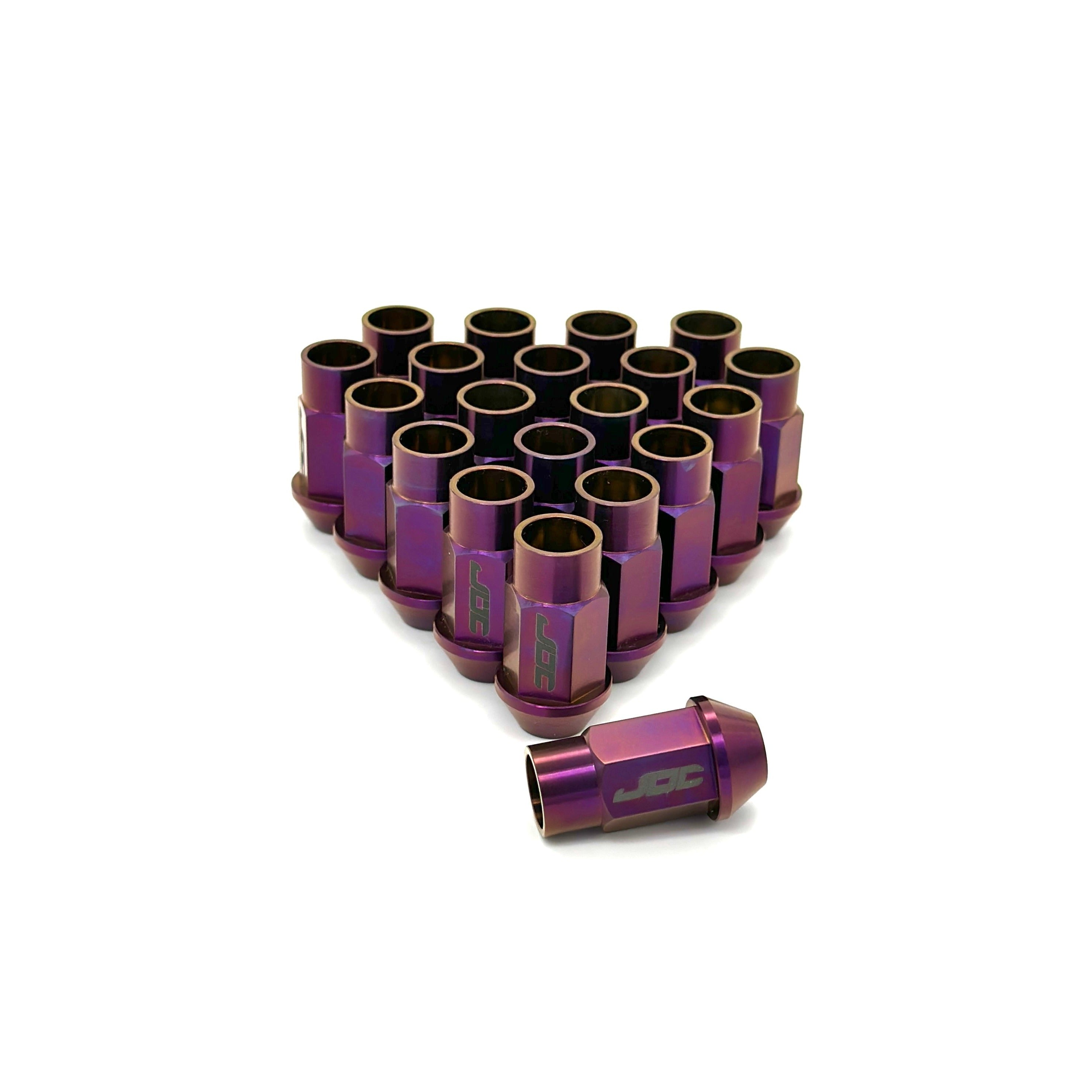 JDC Titanium Open-End Lug Nuts M12x1.25mm (Universal)