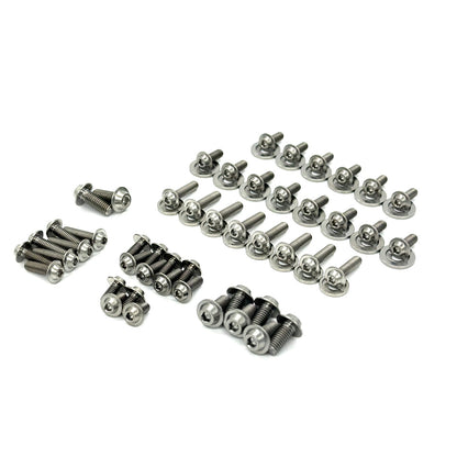 Kit de reemplazo de hardware del compartimiento del motor JDC Titanium (Evo 8/9)