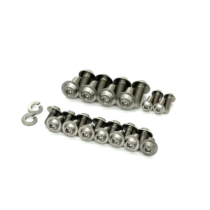 JDC Titanium Interior Door Hardware Kit (Evo 8/9)