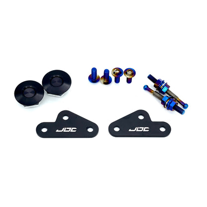 JDC Front Bumper Quick Release | Side Kit (Evo 8/9) - JD Customs U.S.A