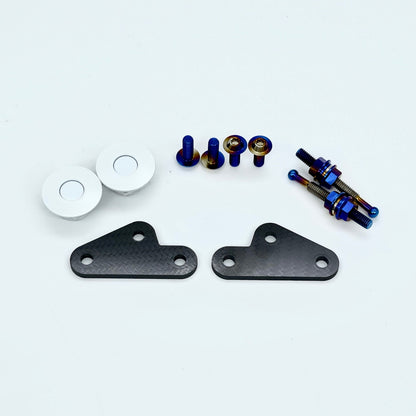 JDC Front Bumper Quick Release | Side Kit (Evo 8/9) - JD Customs U.S.A