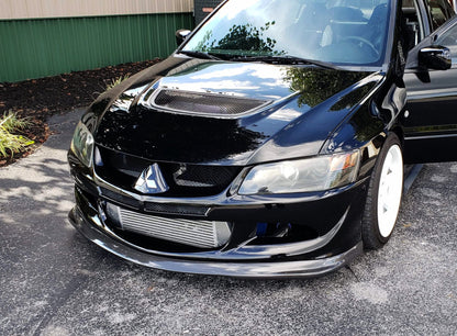 JDC Do-Luck Style Carbon Fiber Front Lip (2003-2005 Mitsubishi Lancer Evolution) - JD Customs U.S.A