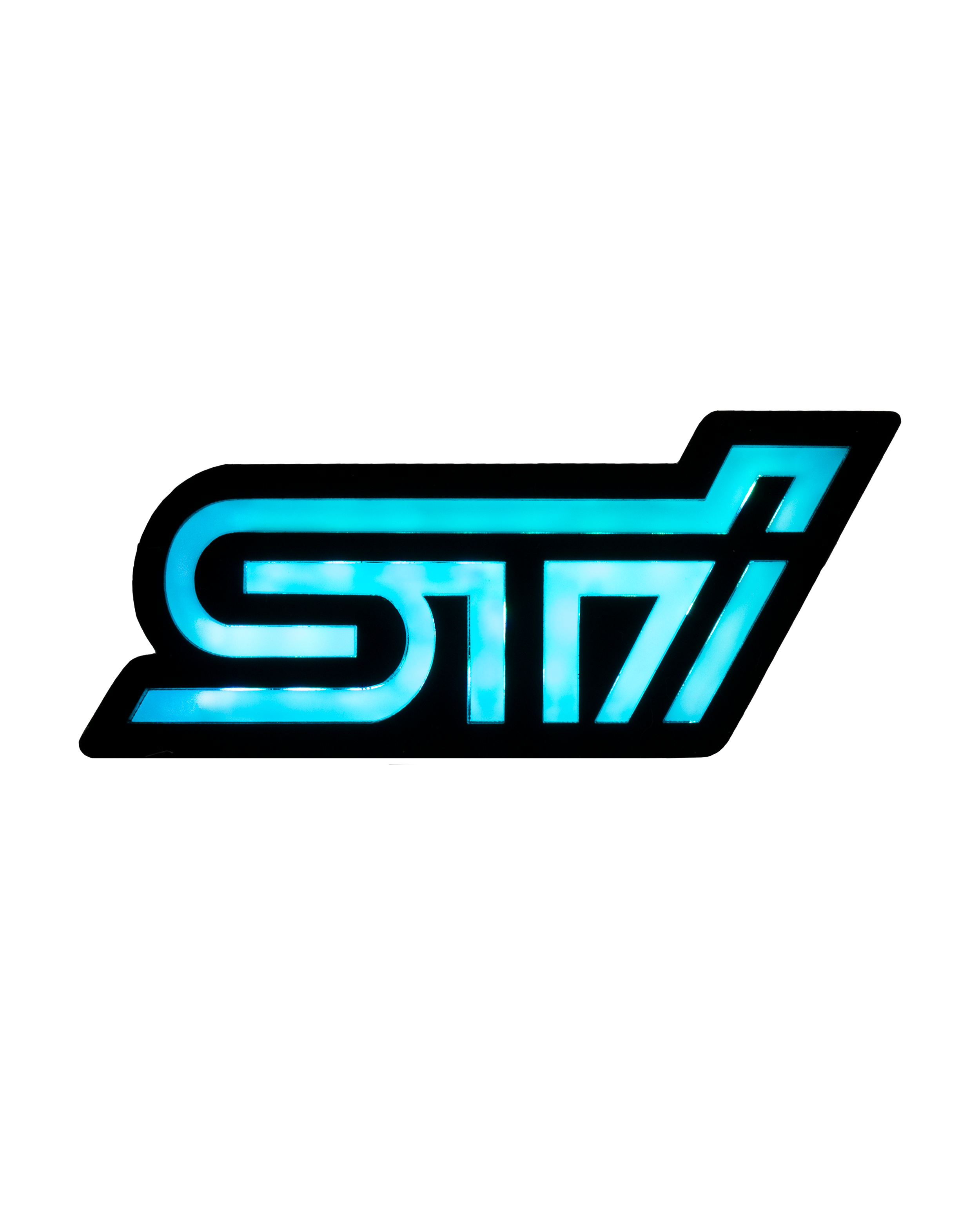 Lit Logos STI Badge