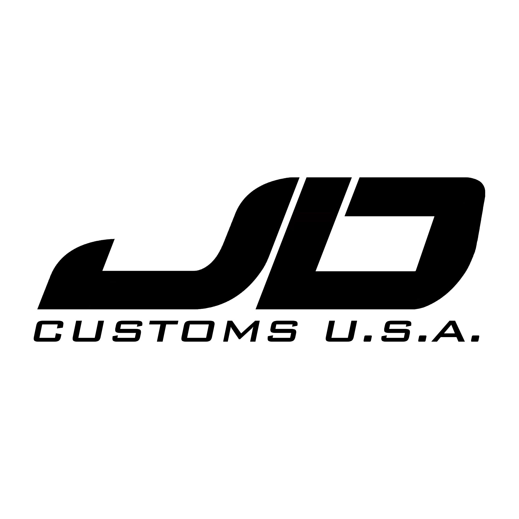 Logotipo de vinilo de JD Customs USA