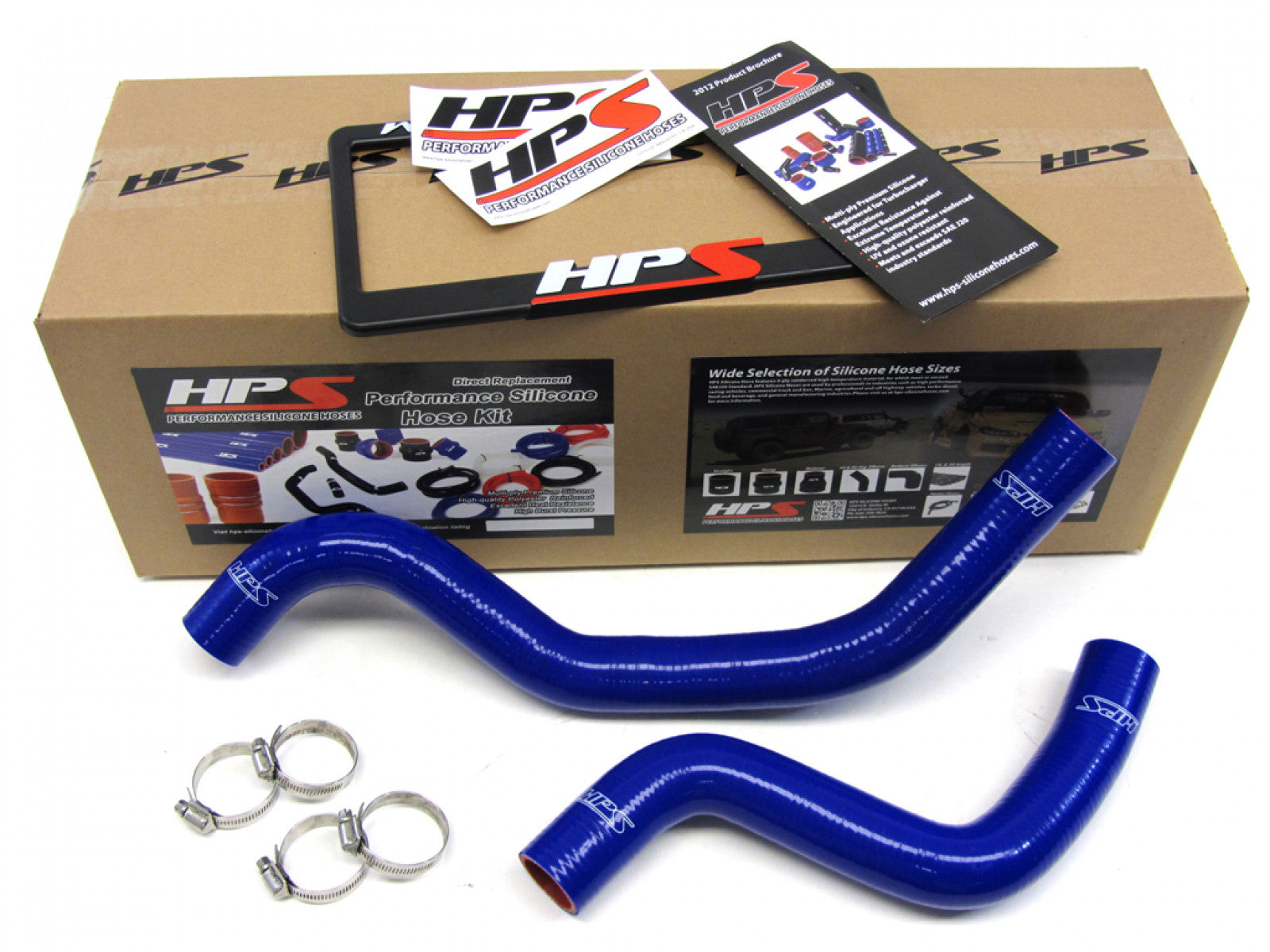 Kit de manguera de radiador de silicona reforzada azul HPS refrigerante para Mitsubishi Lancer EVO 7 8