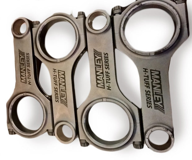 MANLEY H-TUFF SERIES CONNECTING RODS | MITSUBISHI 4G63 ENGINES (15022-4) - JD Customs U.S.A