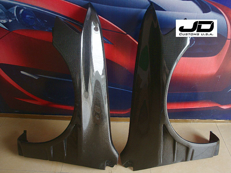 JDC D1 Style Carbon Fiber Fenders Evo 8/9. - JD Customs U.S.A