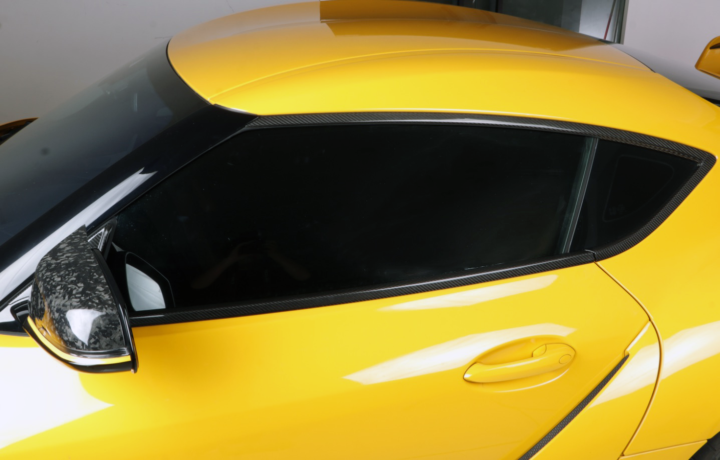 Rexpeed Dry Carbon Door/Window Moulding Cover (MK5 Supra)