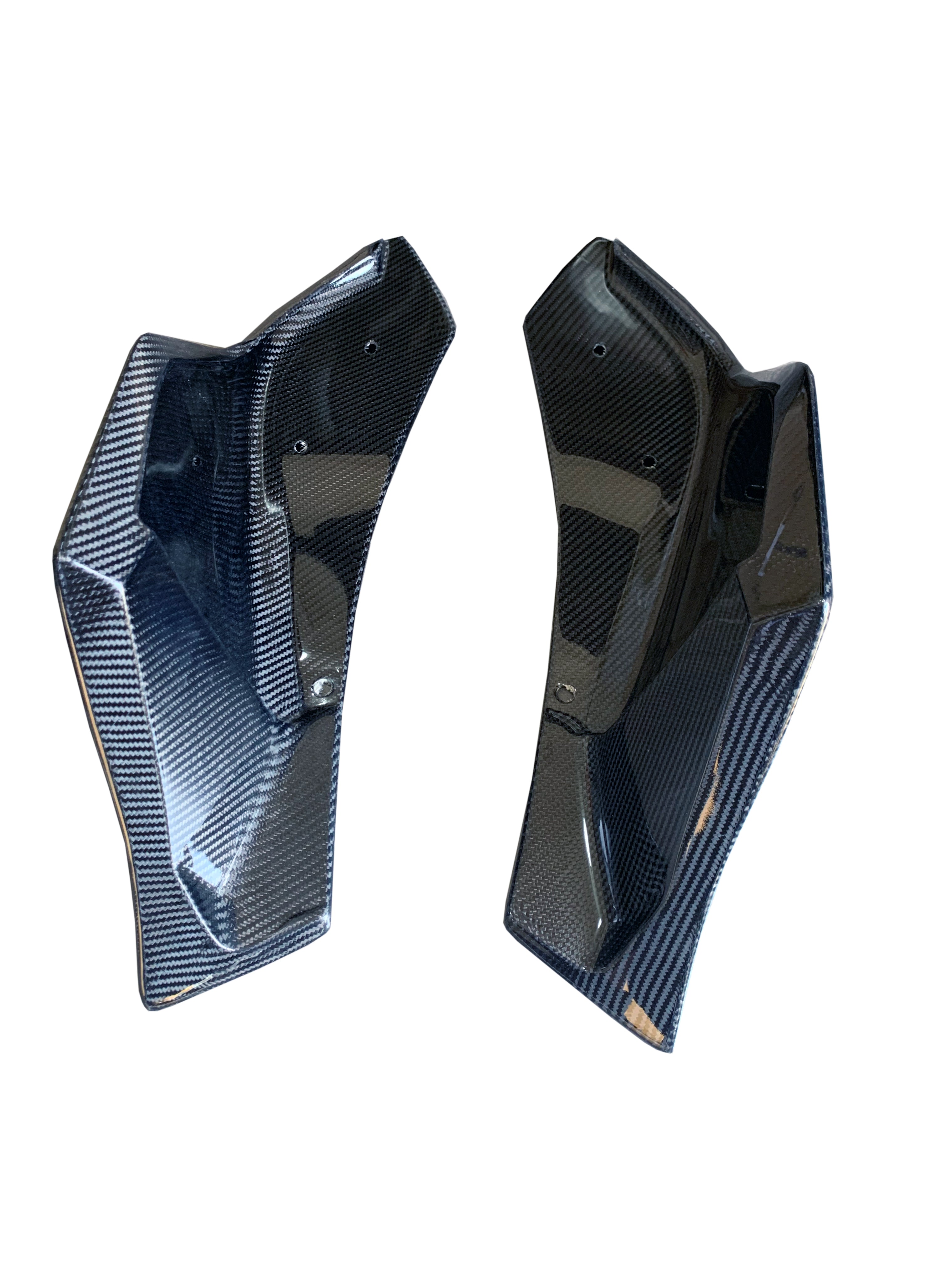 Rexpeed V3 Carbon Fiber Rear Bumper Side Spats (MK5 Supra)