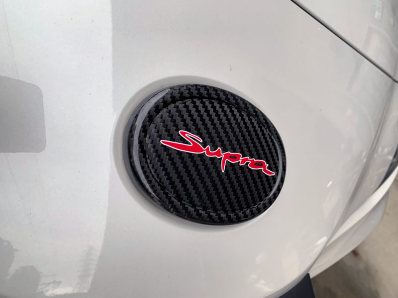 Rexpeed Dry Carbon Emblem Cover (MK5 Supra)