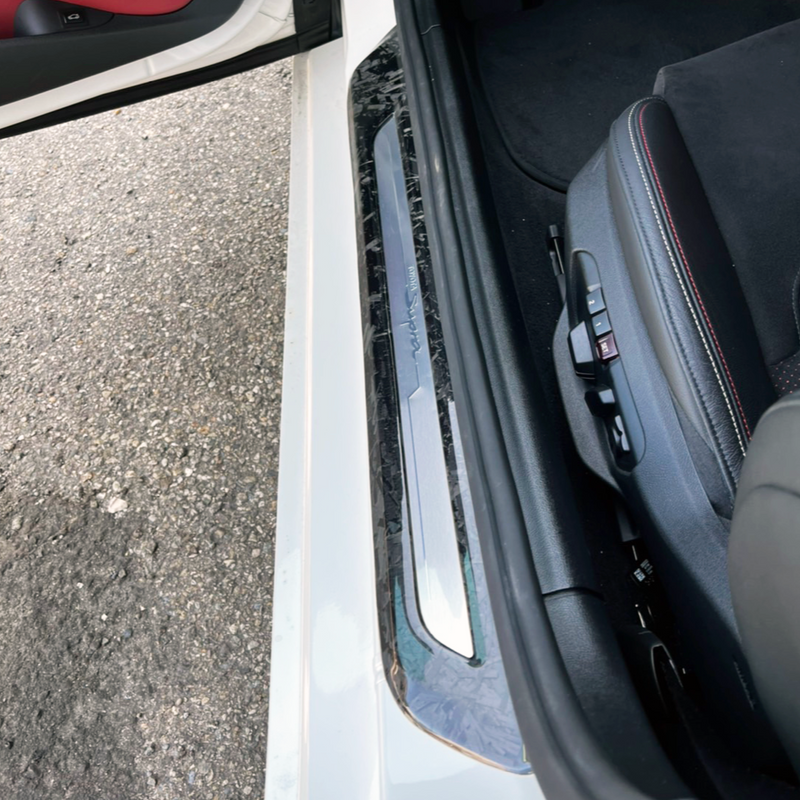 Rexpeed Forged Carbon Fiber Door Sill Cover (MK5 Supra)