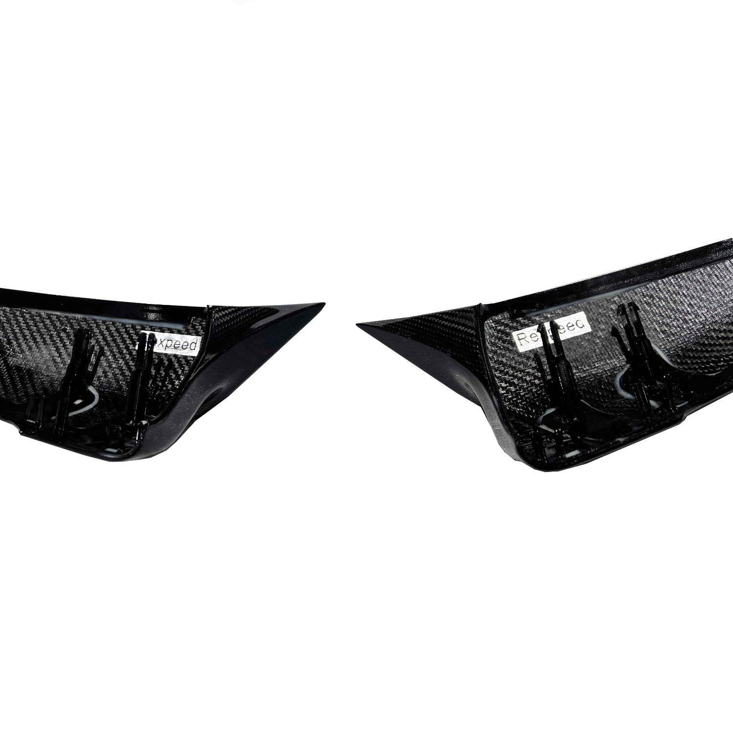 Rexpeed V9 Carbon Fiber Mirror Cap Full Replacements (MK5 Supra)