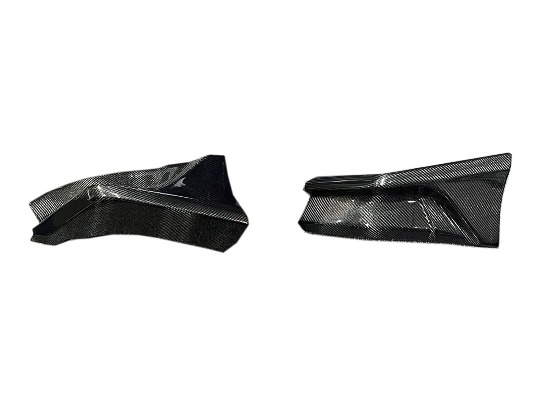 Spats laterales traseros de fibra de carbono Rexpeed V8 (MK5 Supra)