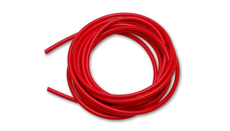 Vibrante 3/16 (4,75 mm) de diámetro interior x 25 pies de manguera de aspiradora de silicona - Roja