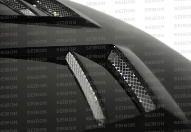 Capó de fibra de carbono estilo Seibon DV (Mitsubishi Lancer 08-09)