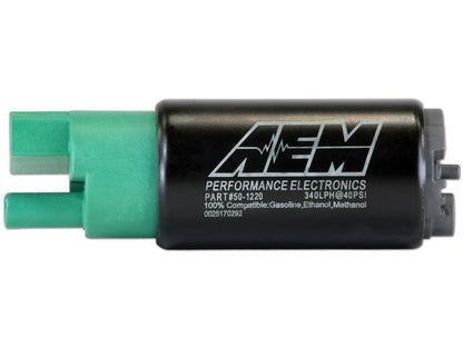 AEM 340LPH High Flow In-Tank Fuel Pump E85 Compatible 65mm w/ Offset Inlet (Universal) - JD Customs U.S.A
