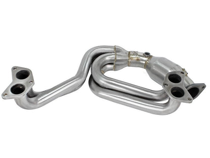 aFe Twisted Steel 304 Stainless Steel Long Tube Header w/ Cat (13 - 21 FRS/BRZ/86) - aFe