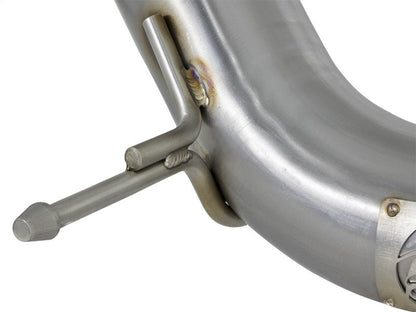 aFe Twisted Steel 3in Rear Down - Pipe/Mid Pipe (17+ Civic Type R) - aFe