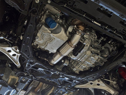aFe Twisted Steel 3in Rear Down - Pipe/Mid Pipe (17+ Civic Type R) - aFe