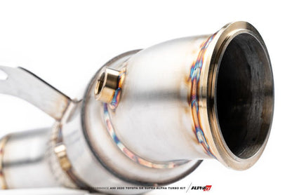 AMS Alpha 6 GTX3076 GEN II Turbo Kit 49 State Legal EPA Catted (MK5 Supra) - AMS