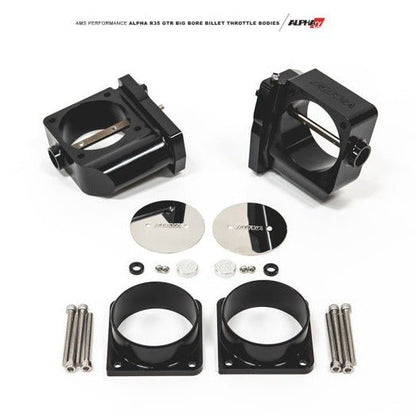 AMS Performance 2009+ GT - R R - 35 Alpha CNC Big Bore Throttle Body Set - AMS