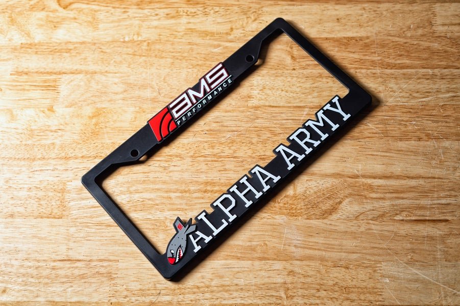 AMS Performance ALPHA Performance Army License Plate Frame - AMS