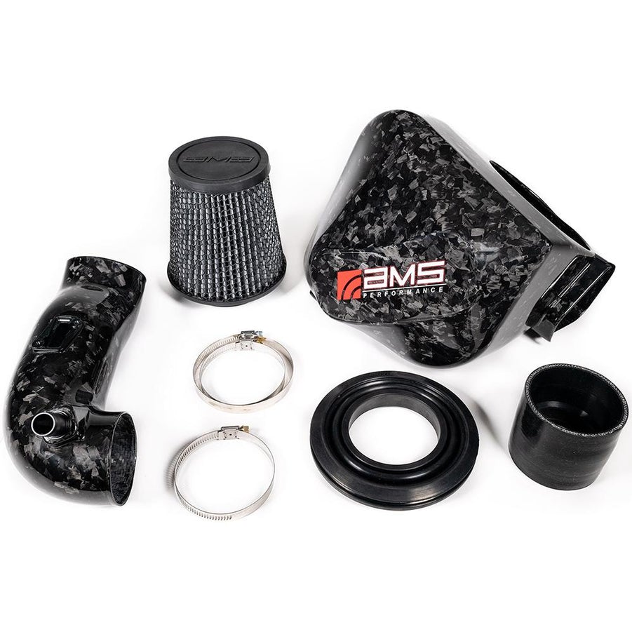 AMS Performance Chopped Carbon Air Intake (20 - 21 Toyota GR Supra 3.0L) - AMS