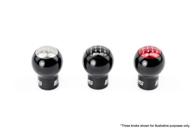 AMS Performance Subaru WRX/STi 6 - Speed Billet Shift Knob (Incl Red, Black, & Gunmetal Cap) - AMS