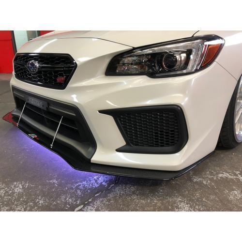 APR Performance Carbon Fiber Front Wind Splitter Stock Bumper (18 - 19 WRX/STi) - APR Performance