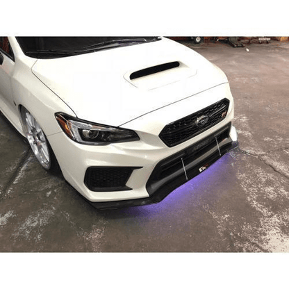 APR Performance Carbon Fiber Front Wind Splitter Stock Bumper (18 - 19 WRX/STi) - APR Performance