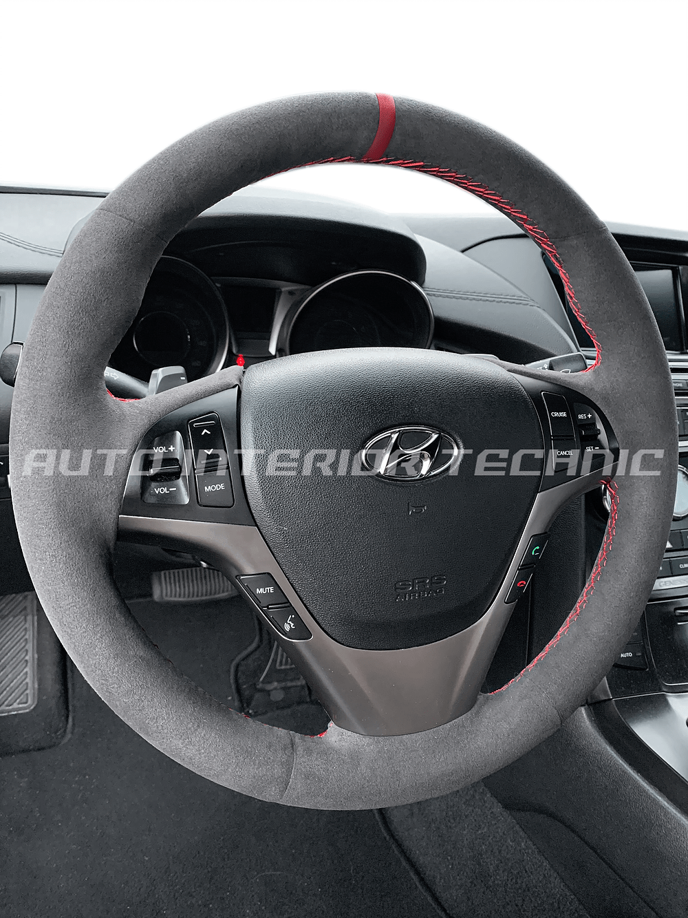 Auto Interior Technic Steering Wheel Wrap (Genesis Coupe 09+) - Auto Interior Technic