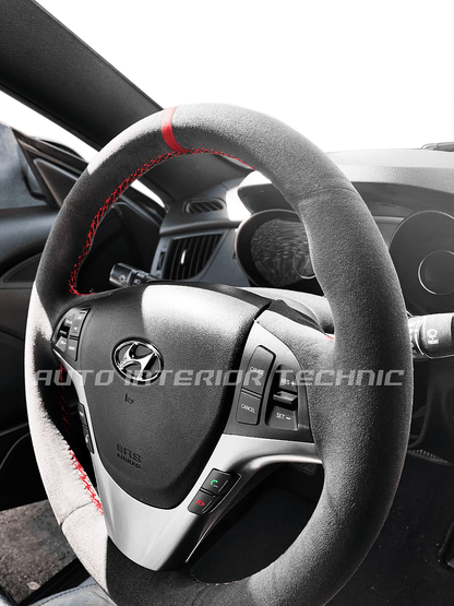 Auto Interior Technic Steering Wheel Wrap (Genesis Coupe 09+) - Auto Interior Technic