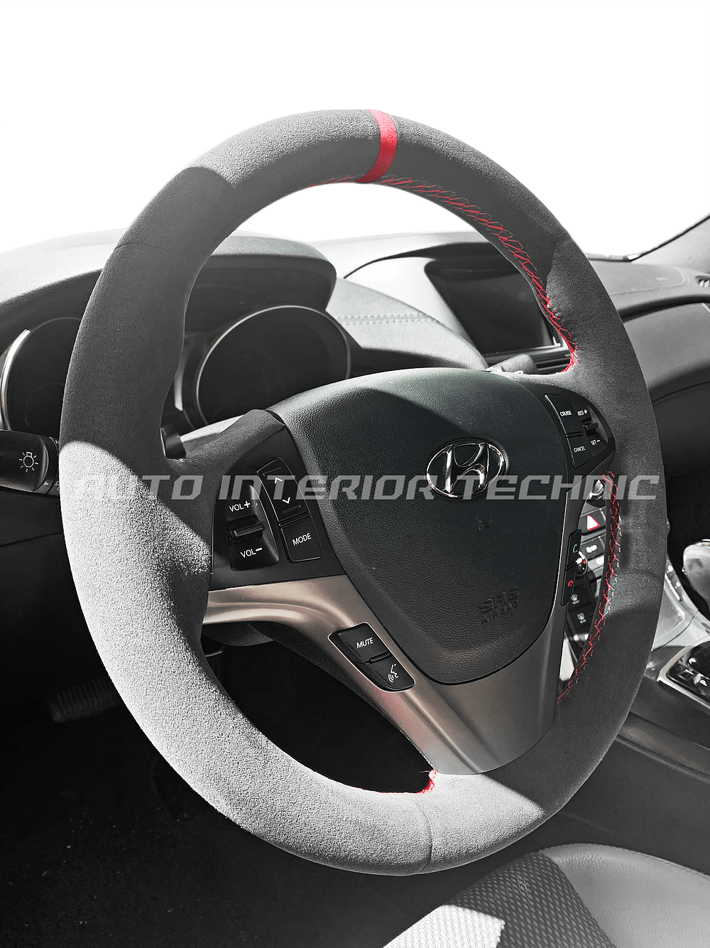 Auto Interior Technic Steering Wheel Wrap (Genesis Coupe 09+) - Auto Interior Technic