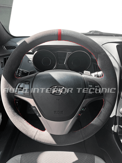 Auto Interior Technic Steering Wheel Wrap (Genesis Coupe 09+) - Auto Interior Technic