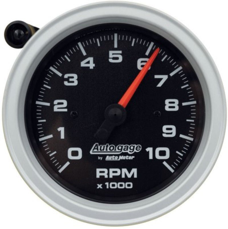 Auto Meter 3 - 3/4 in. Pedestal - Mount AutoGage Tachometer [10,000 RPM] - AutoMeter