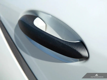 AutoTecknic Carbon Fiber Door Handle Overlay (MK5 Supra) - Autotecknic