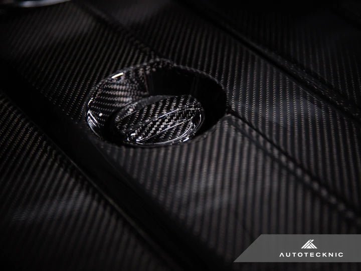 AutoTecknic Dry Carbon Competition Oil Cap Cover (MK5 Supra) - Autotecknic