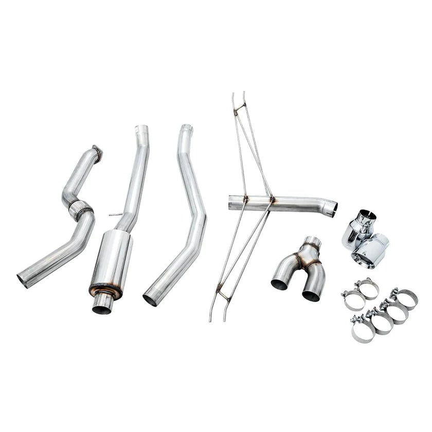 AWE Dual Tip Exhaust Conversion Kit (17 - 21 Honda Civic) - AWE Tuning