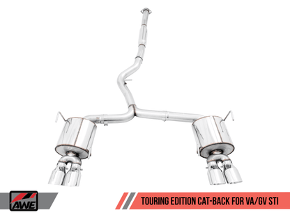 AWE Touring Edition Cat - Back Exhaust (11 - 14 WRX / 11 - 21 STi) - AWE Tuning