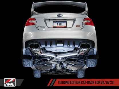 AWE Touring Edition Cat - Back Exhaust (11 - 14 WRX / 11 - 21 STi) - AWE Tuning