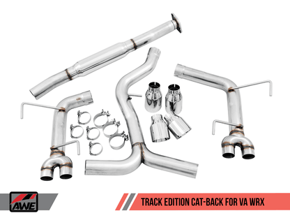 AWE Track Edition Cat - Back Exhaust (11 - 21 WRX/STi) - AWE Tuning